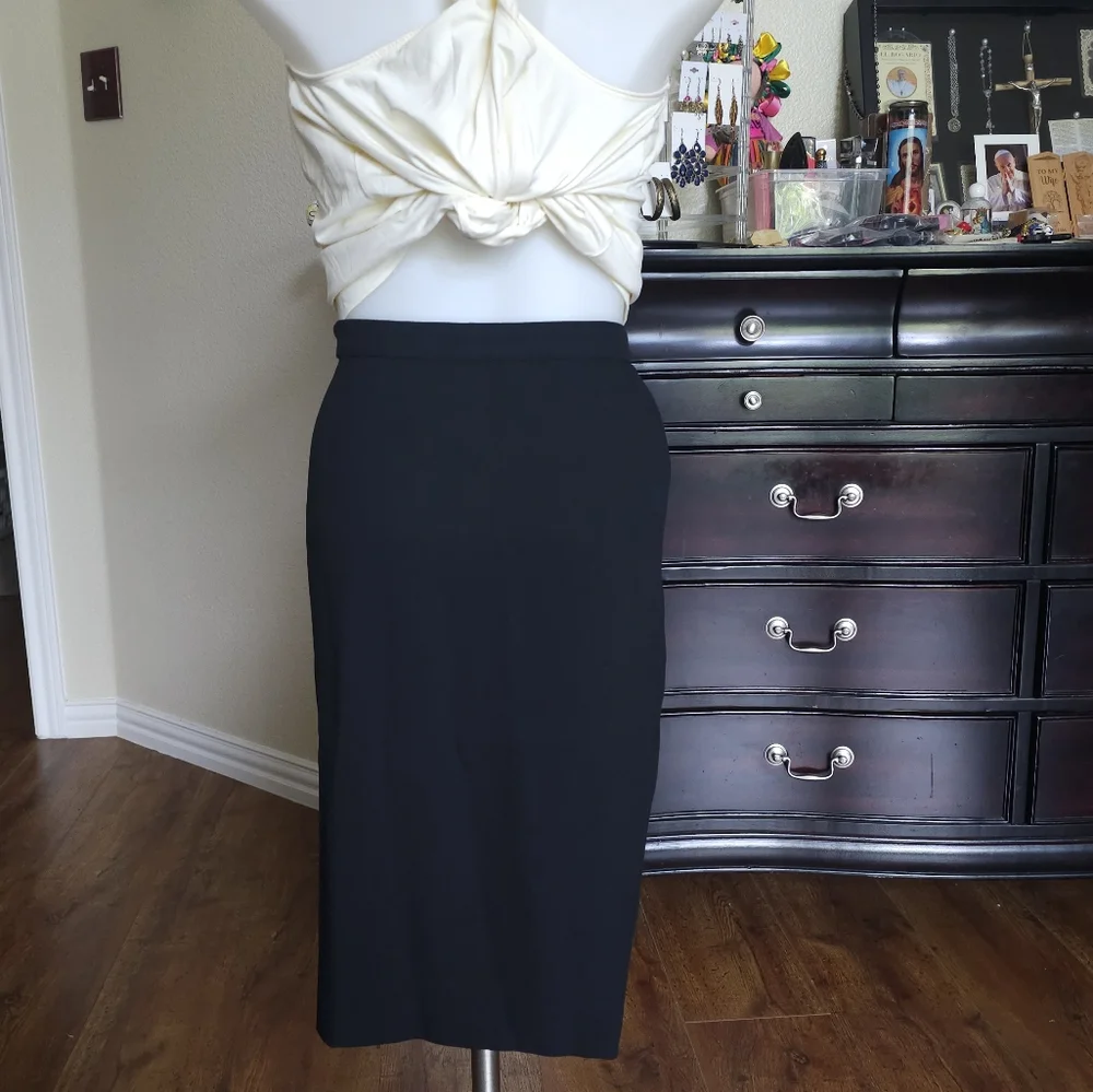 Sonia Rykiel Classic Black Pencil Skirt